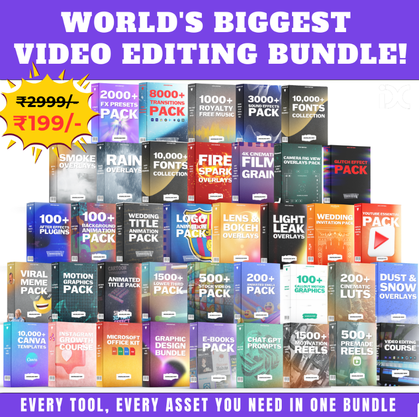 World's Biggest Video Editing Bundle